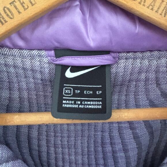 Nike Women's City Ready 1/4-Zip Training Jacket Violet and Black Athletic XS - Picture 5 of 12